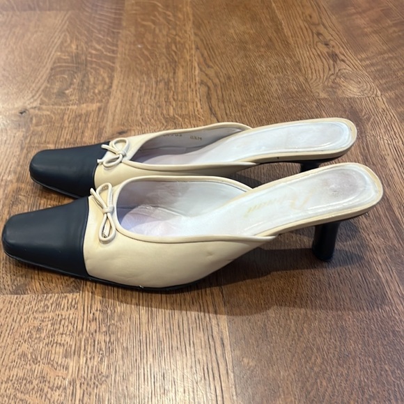 Dalinan Women’s Heels Beige and Black Size 8 - Picture 3 of 8